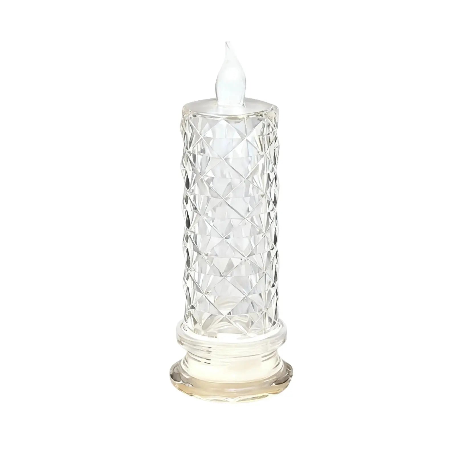 Led Flameless Candles Rose Crystal Led Candle Light For Christmas Valentine&