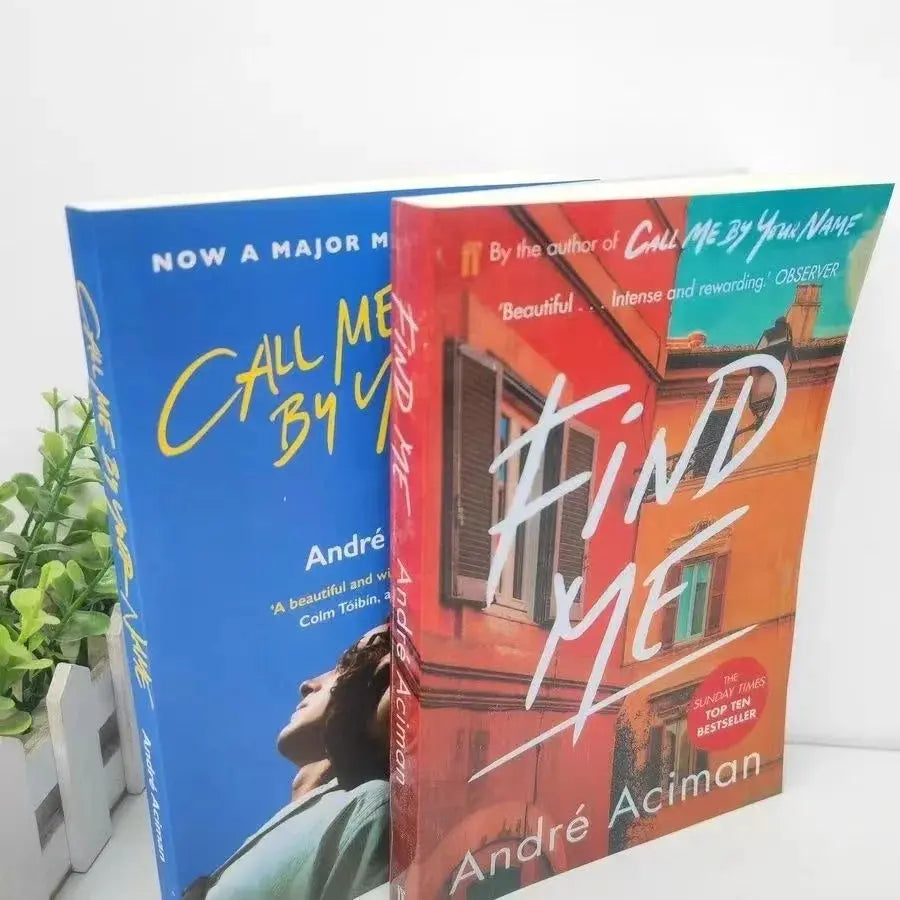 2 Books Call Me By Your Name,Find Me A Novel By Andre Aciman New York Times Bestseller Story Book Mysterious