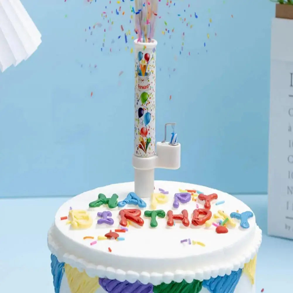 Surprise Candles Happy Birthday Cake Decorated Candles Creative Catapult Candy Effects Decorated Candles Mysterious