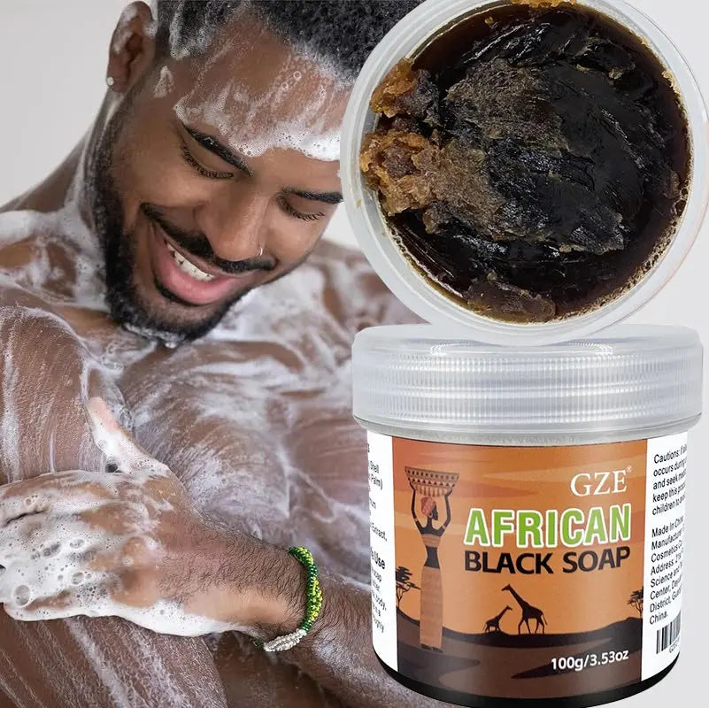 GZE African Black Soap 3-in-1