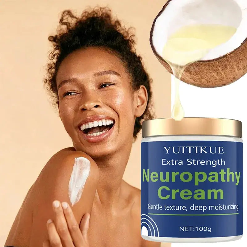 Neuropathy Cream 100g - Extra Strength Formula, Deep Moisturizing & Penetrating, Gentle Care for Sensitive Skin Mysterious