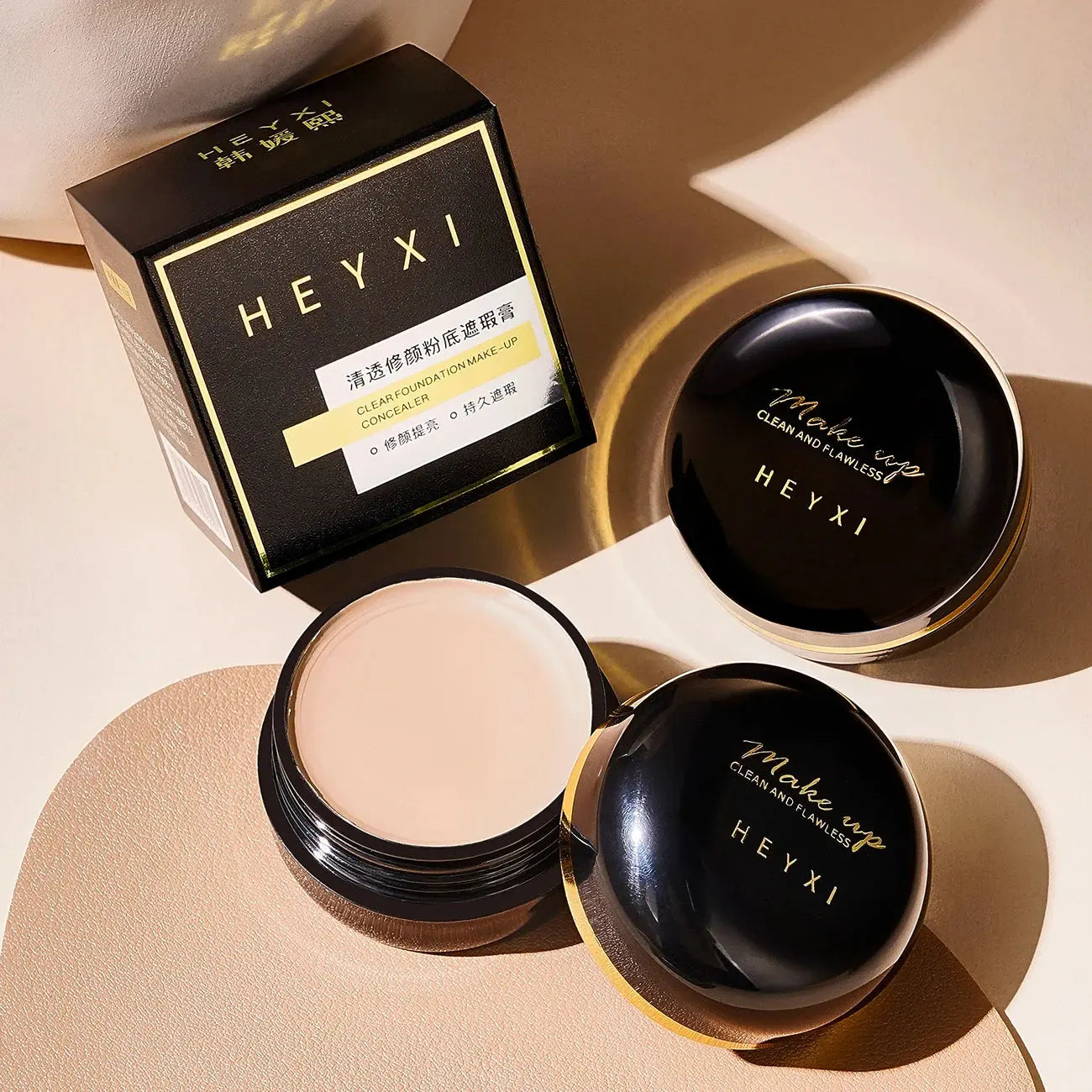 Clear concealer cream, waterproof and sweat proof, durable, natural finish, suitable for all skin types Mysterious