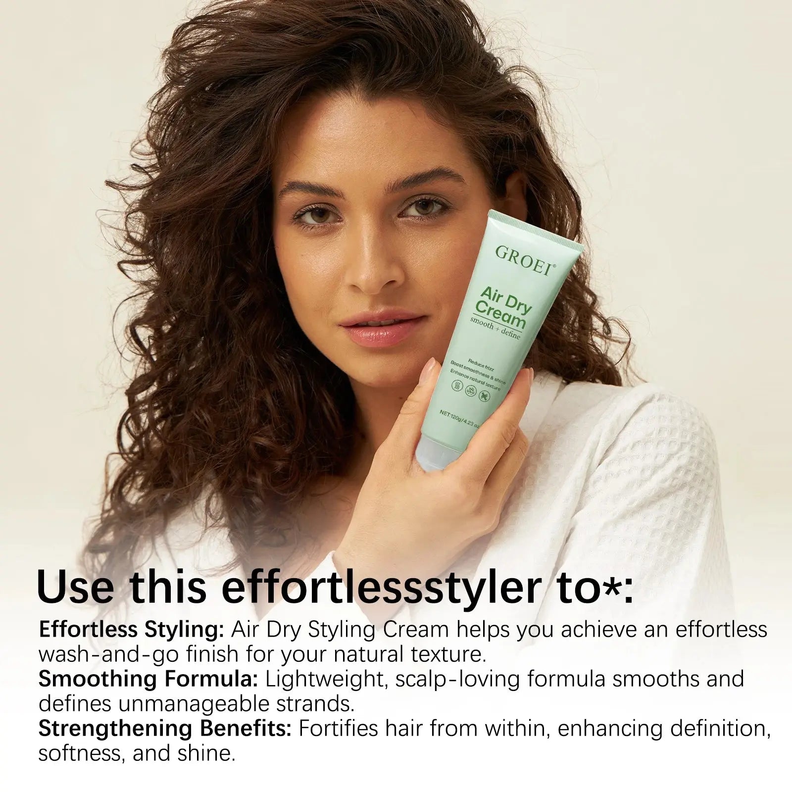 Hair Styling Cream with Nourishing Formula Add Shine and Shape Outline Strengthen Hair and Scalp Care Mysterious