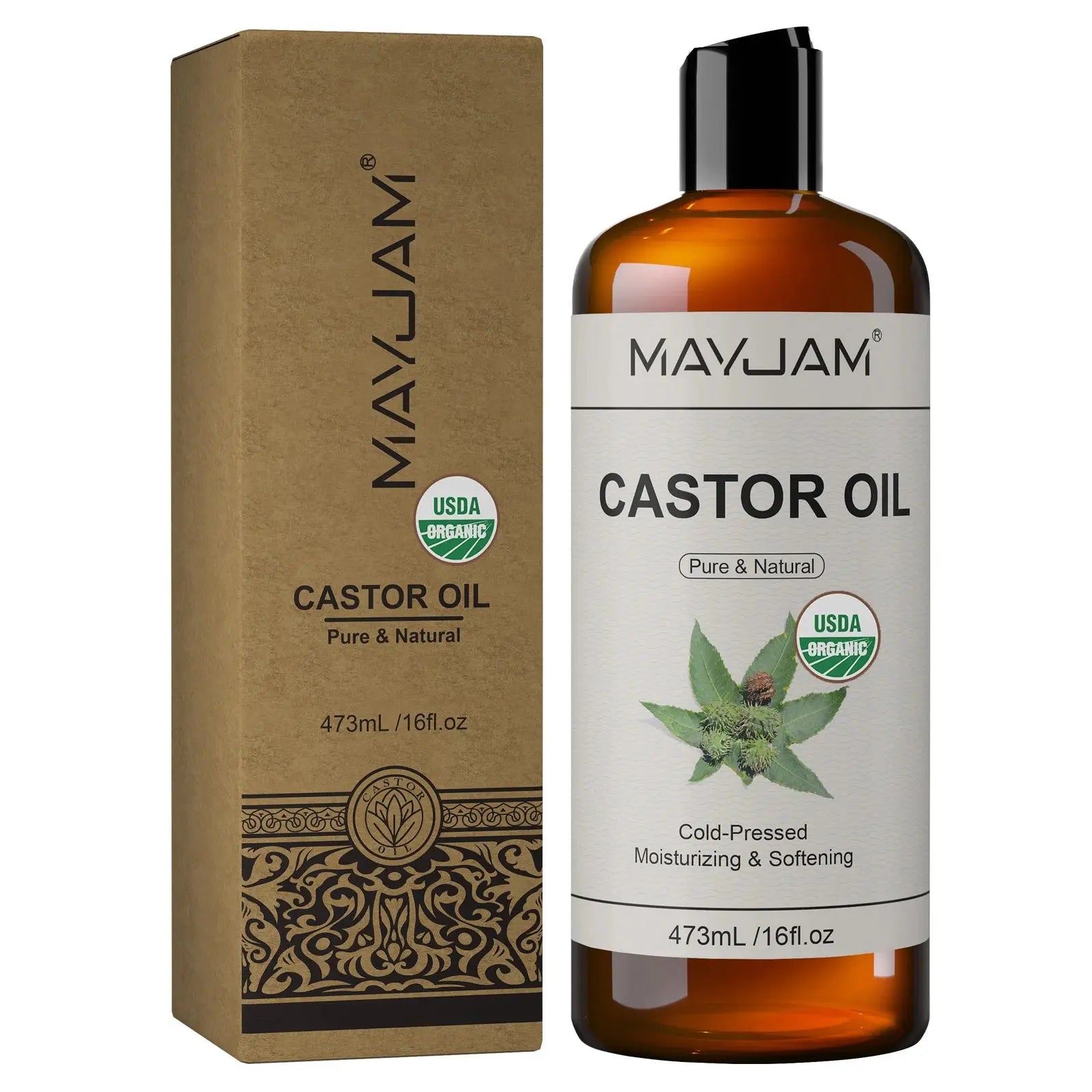USDA Organic Sunflower Seed for Skin & Hair Cold-Pressed Pure Natural Sweet Almond Moroccan Argan Massage Oil Moisturizing Mysterious