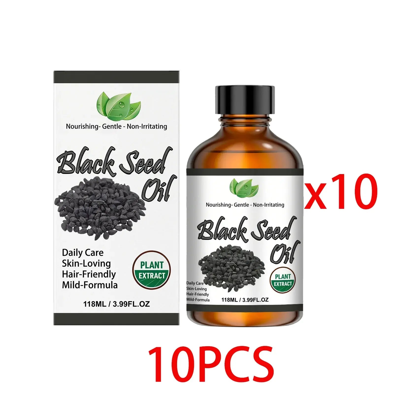 Organic Black Seed Oil Hair,Body & Face Nourishing Moisturize Essence Oil Natural Smooth Skin Care Product Multi Effect Care Oil Mysterious