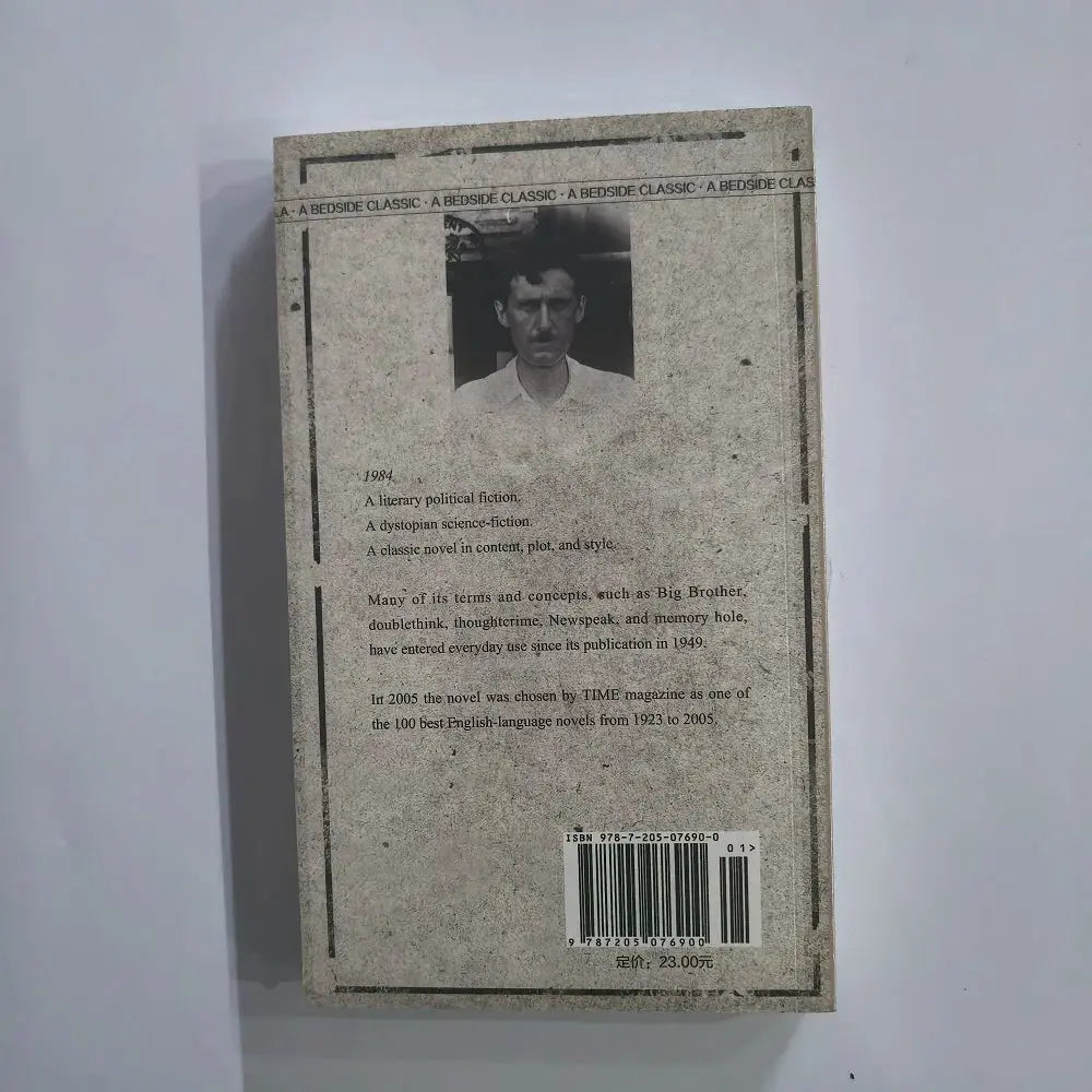 1984 Novel Book By George Orwell English Version Full Translation Part One of The Dystopian Trilogy World Classic Mysterious