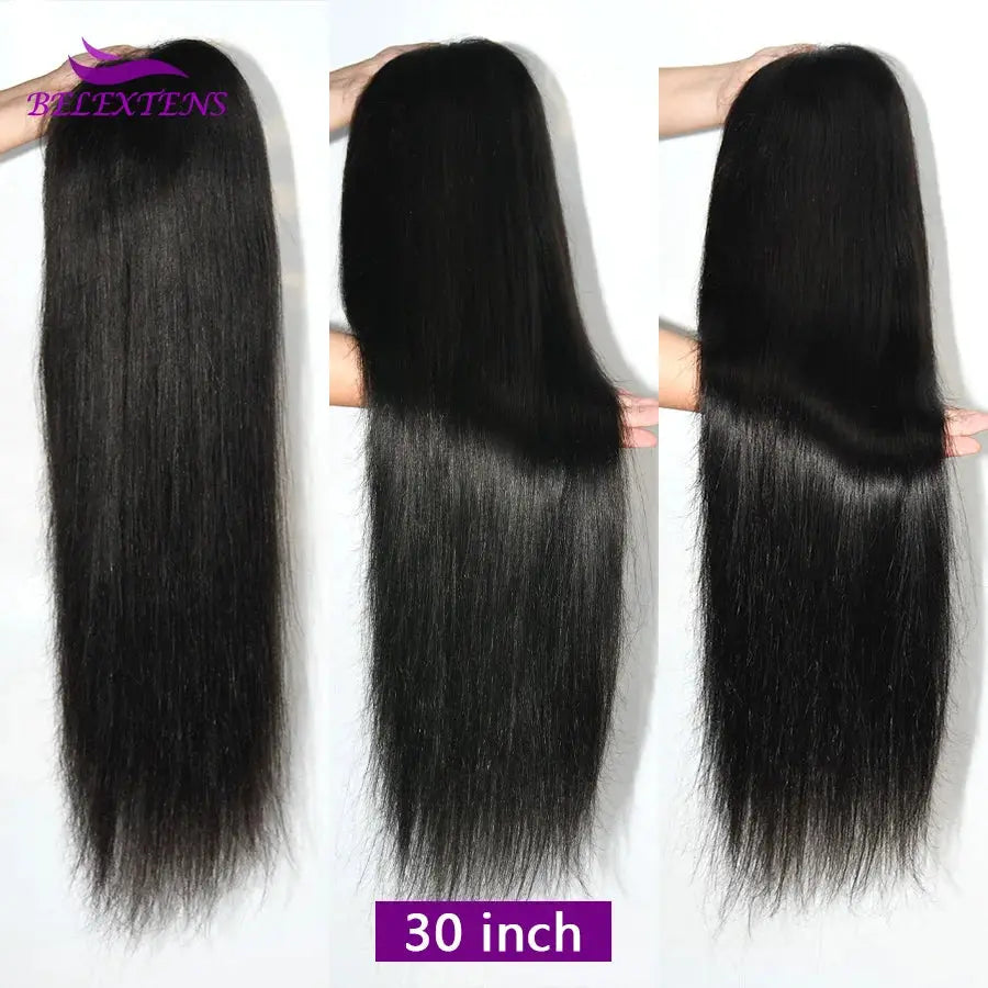 13x4 Straight Human Hair Lace Frontal Wig
