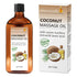 100% Natural Coconut Massage Oil with Lemongrass | Winter Skin Hydration & Glow | Non-Greasy Relaxing Ritual Mysterious