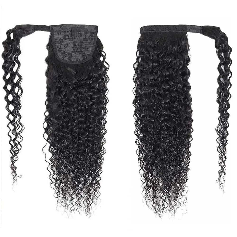 Ponytail Human Hair Wrap