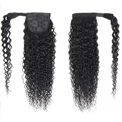 Ponytail Human Hair Wrap