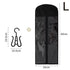 Wig Storage Bag dimensions and hanger holder for organizing and protecting wigs from dust and water.