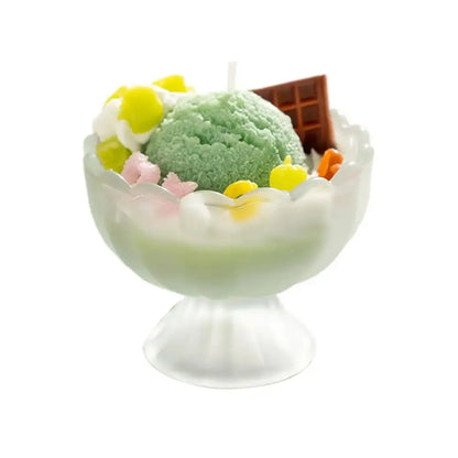 Ice Cream Scented Candle Decorative Scented Candle Nice-looking Bright Color Romatherapy Candles Home Decoration Mysterious