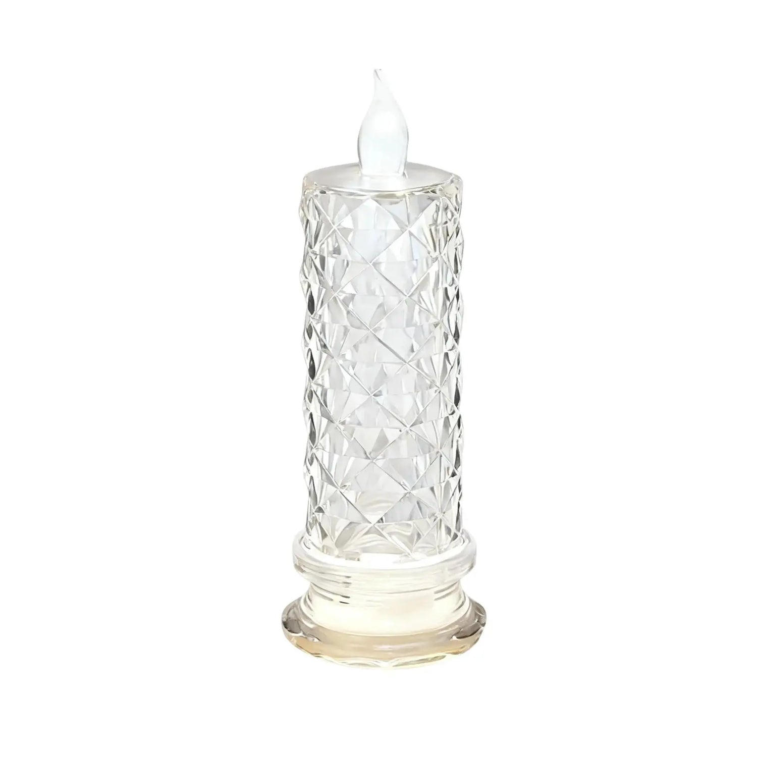 Led Flameless Candles Rose Crystal Led Candle Light For Christmas Valentine&