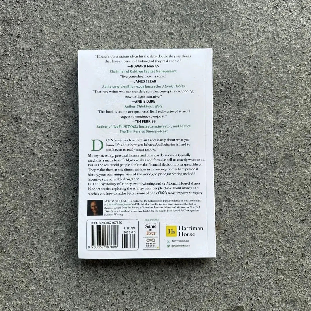 -The Psychology of Money Books for Adults, Timeless Lessons on Wealth, Greed Happiness Business Books.. Mysterious