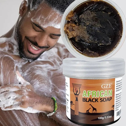 GZE African Black Soap 3-in-1