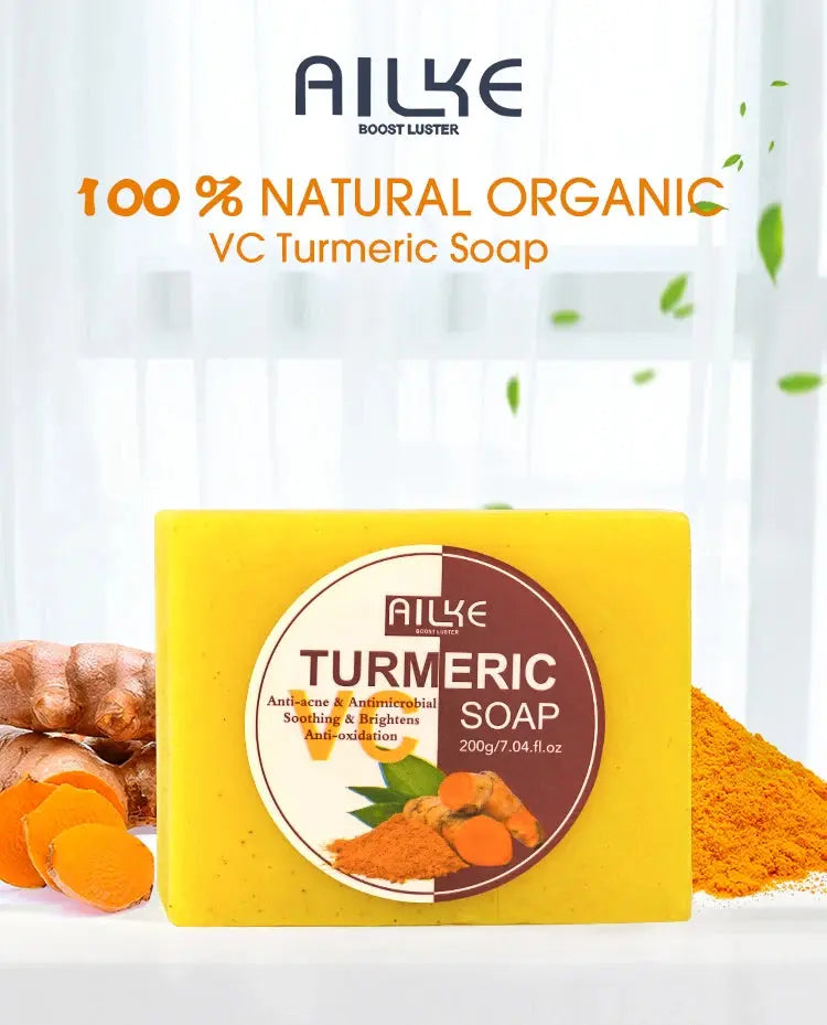 Organic Turmeric Skin Care Kit, Brighten, Clean, Remove Darkness, Spots, Acne, Lighten, Hydration, Exfoliate, Even Skin Tone Mysterious