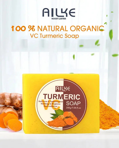 Organic Turmeric Skin Care Kit, Brighten, Clean, Remove Darkness, Spots, Acne, Lighten, Hydration, Exfoliate, Even Skin Tone Mysterious