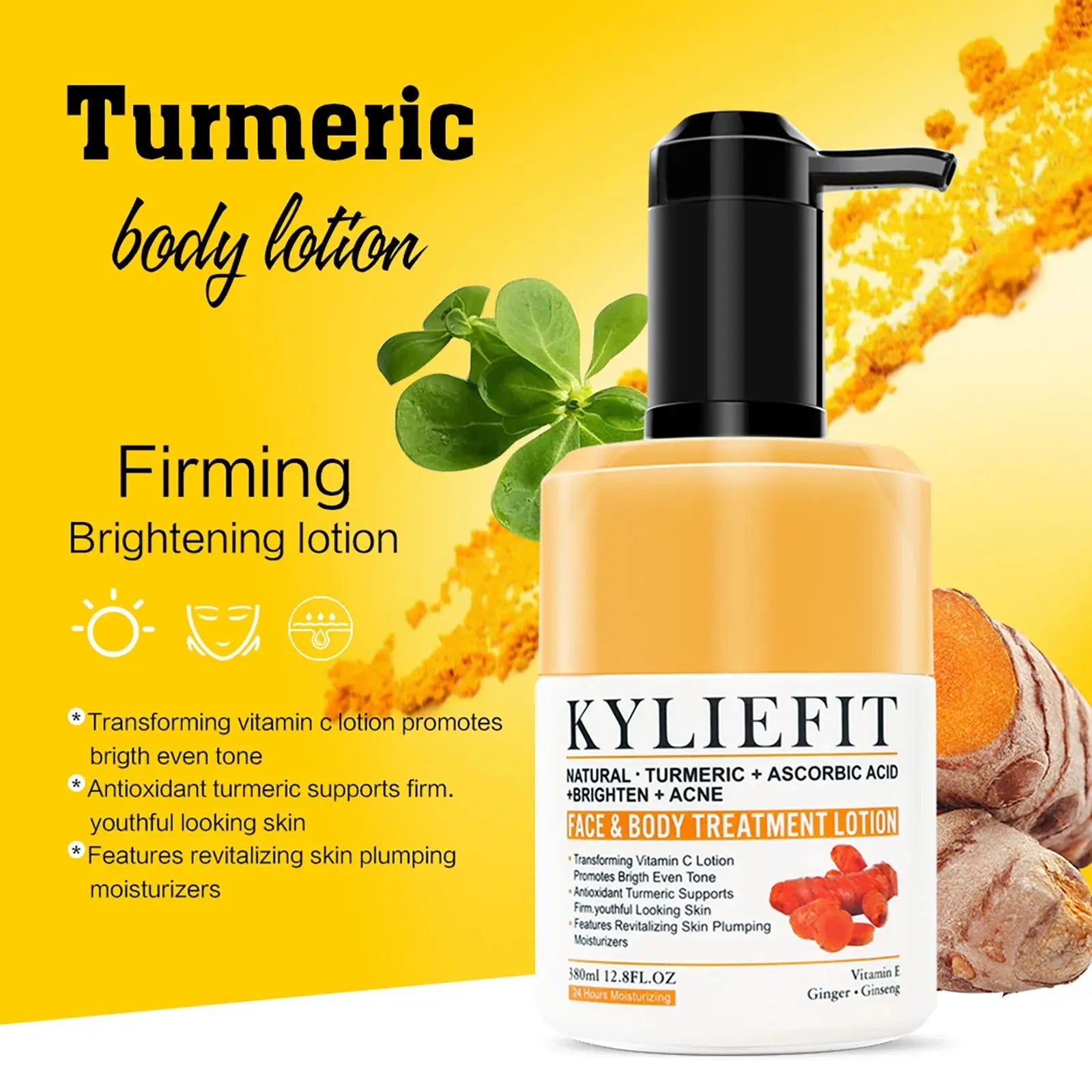 Organic Turmeric Skin Care Kit, Brighten, Clean, Remove Darkness, Spots, Acne, Lighten, Hydration, Exfoliate, Even Skin Tone Mysterious