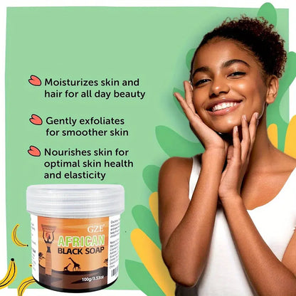 GZE African Black Soap 3-in-1
