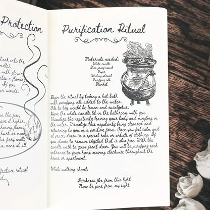 Old Witch Spells Book - Essential Tool for Witches &amp; Wizard Beginners,  Perfect for Birthdays, Easter, Christmas, Halloween Gift Mysterious