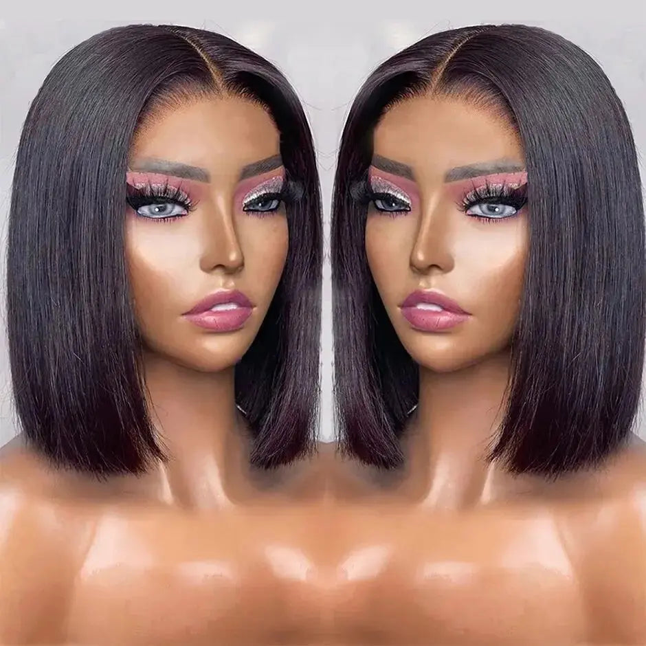 Wear And Go Glueless Straight Bob Wig Lace 