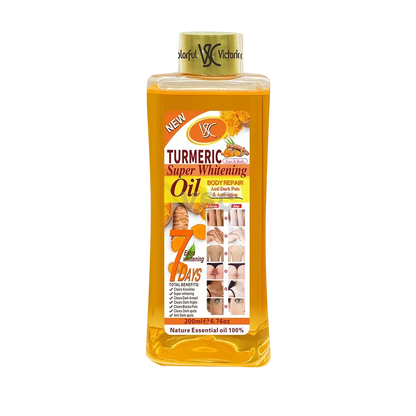 Turmeric essential oil facial body massage oil moisturizing diffuser aromatherapy nourishing smooth body facial skin care 200ml Mysterious