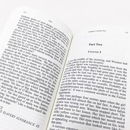 1984 Novel Book By George Orwell English Version Full Translation Part One of The Dystopian Trilogy World Classic