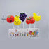 5pcs Fruit Cake Candles Fruit Birthday Decorations Cute Banana Grapes Cupcake Candles Kids Birthday Baby Shower Party Decoration Mysterious