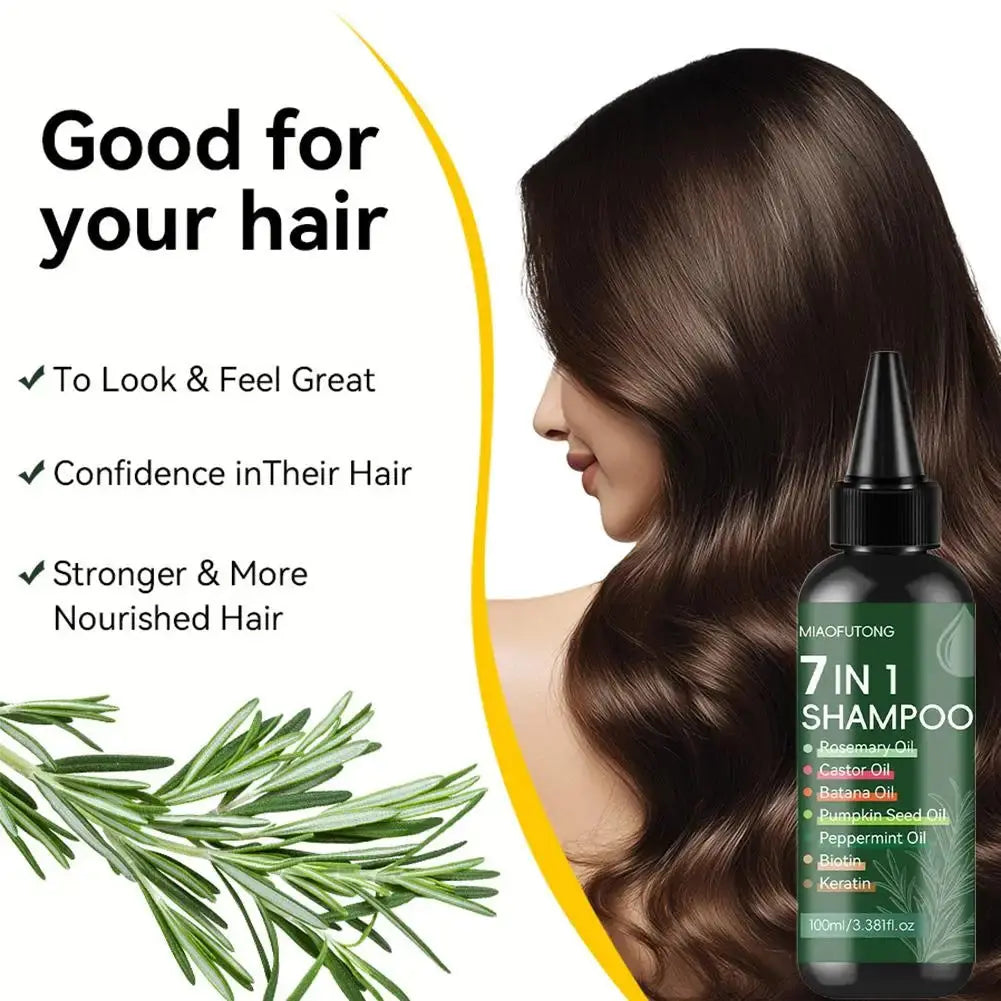 Hair Growth Shampoo,Strengthening Shampoo,nourishing,repair Damaged Hair,deep Cleansing And Reducing Breakage Hair Care Shampoo Mysterious