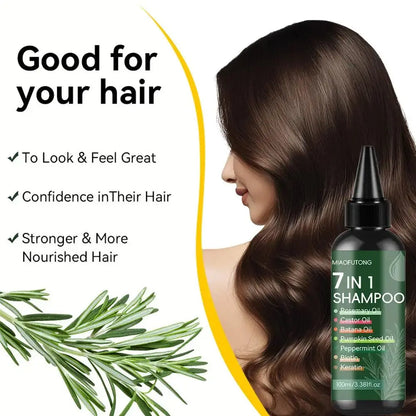 Hair Growth Shampoo,Strengthening Shampoo,nourishing,repair Damaged Hair,deep Cleansing And Reducing Breakage Hair Care Shampoo Mysterious