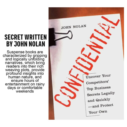 Confidential By John Nolan Paperback Book High Density Plot Suspense Novel For Weekend Rainy Day Reading Mysterious