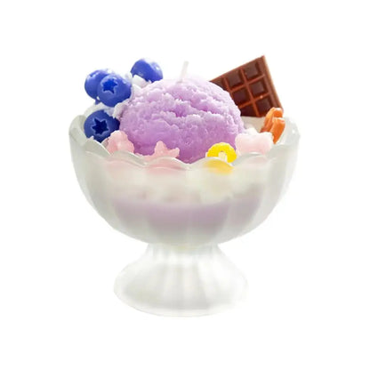 Ice Cream Scented Candle Decorative Scented Candle Nice-looking Bright Color Romatherapy Candles Home Decoration Mysterious
