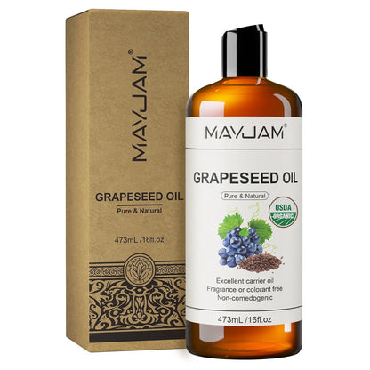 USDA Organic Sunflower Seed for Skin &amp; Hair Cold-Pressed Pure Natural Sweet Almond Moroccan Argan Massage Oil Moisturizing Mysterious