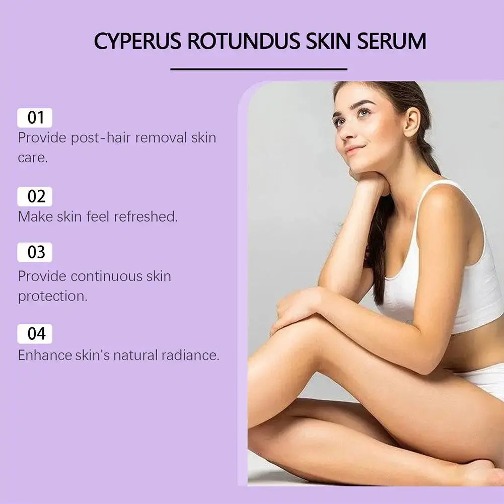 OceAura Cyperus Rotundus Oil for Hair Removal Prevent Hair Growth Products Remove Hair Inhibitor for Moisturizing Body Oil 60ml Mysterious