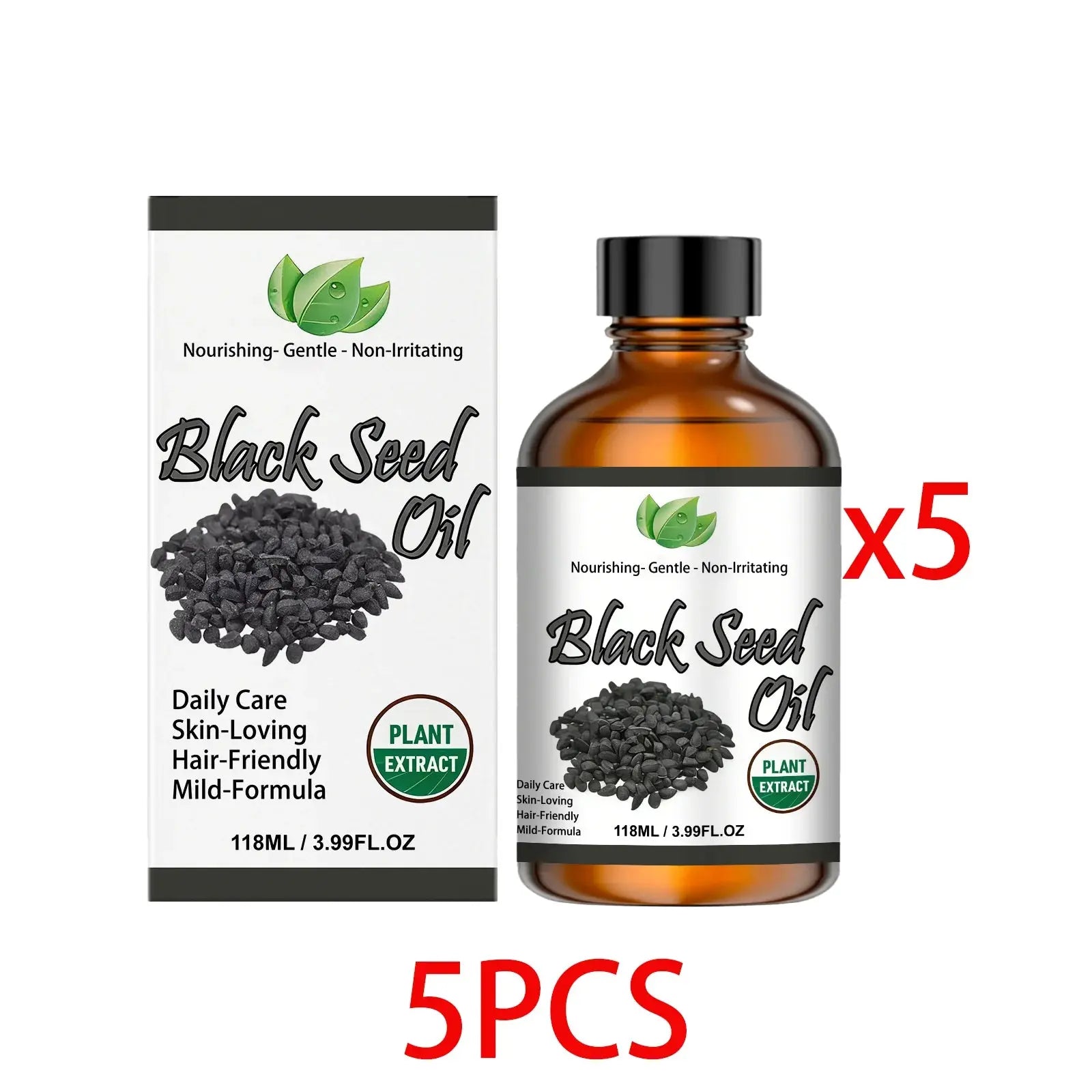 Organic Black Seed Oil Hair,Body &amp; Face Nourishing Moisturize Essence Oil Natural Smooth Skin Care Product Multi Effect Care Oil Mysterious