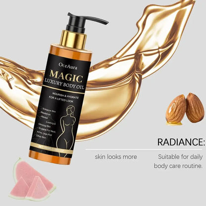Body Essence Oil Deep Moisturizing Anti Dryness Lightweight Non-sticky Continuous Nourishing Massage Serum Oil Mysterious
