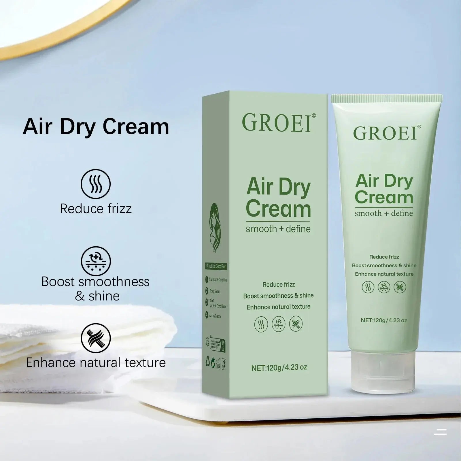 Hair Styling Cream with Nourishing Formula Add Shine and Shape Outline Strengthen Hair and Scalp Care Mysterious