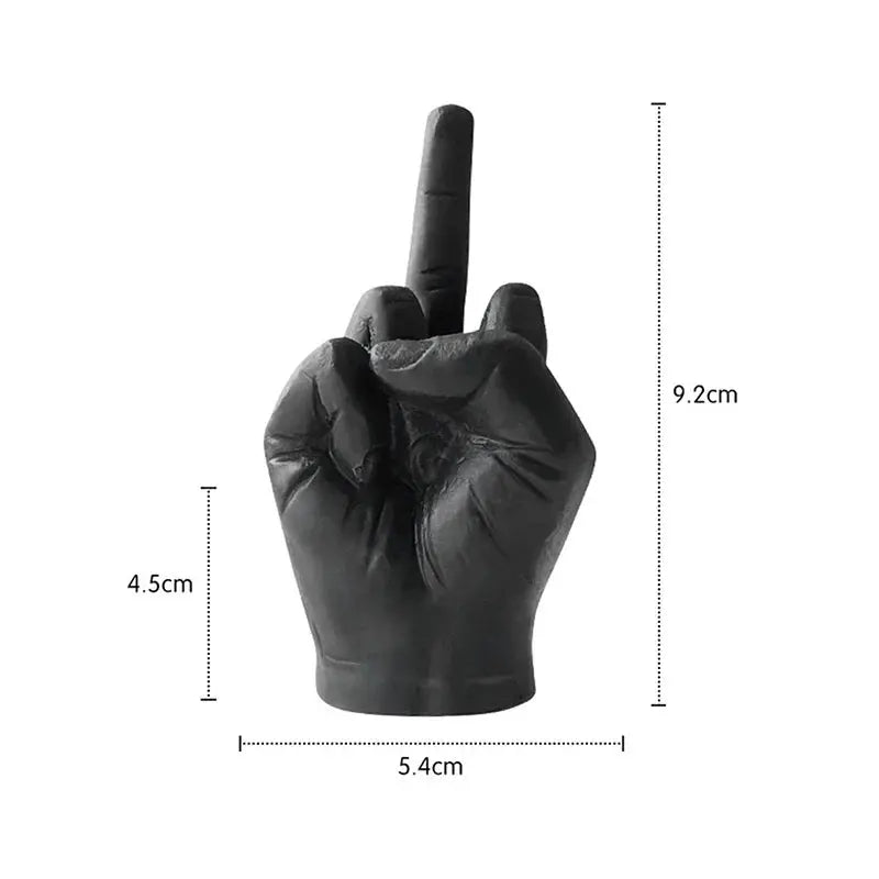 Universal Creative Candles Middle Finger Shaped Gesture Scented Candles Durable Funny Quirky Gifts Home Decoration Ornaments Mysterious