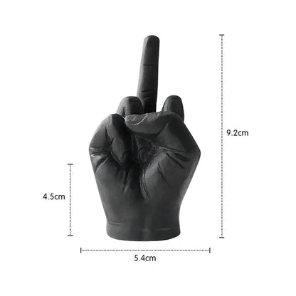 Universal Creative Candles Middle Finger Shaped Gesture Scented Candles Durable Funny Quirky Gifts Home Decoration Ornaments Mysterious