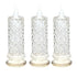 Led Flameless Candles Rose Crystal Led Candle Light For Christmas Valentine&