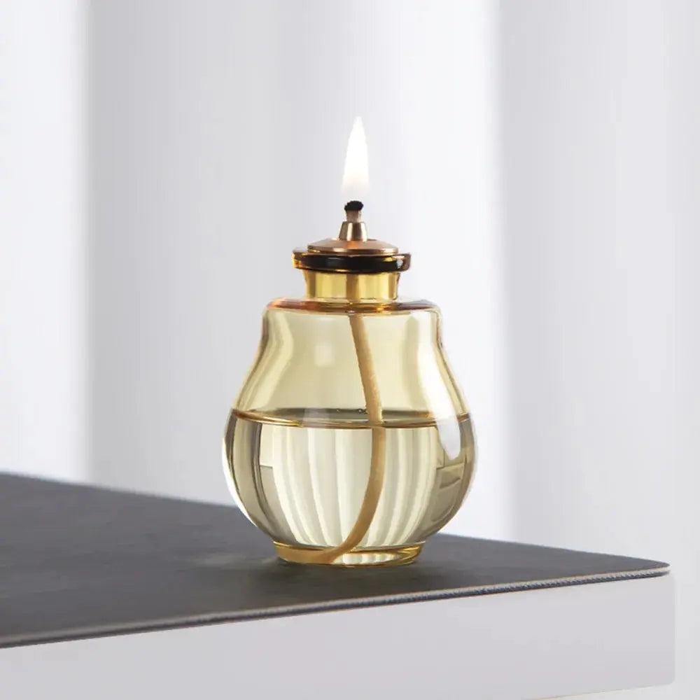 Creative Aromatherapy Candles Glass Coloful Small Oil Lamps Modern Home Decorative Ornaments Indoor Outdoor Oil Lamps Mysterious