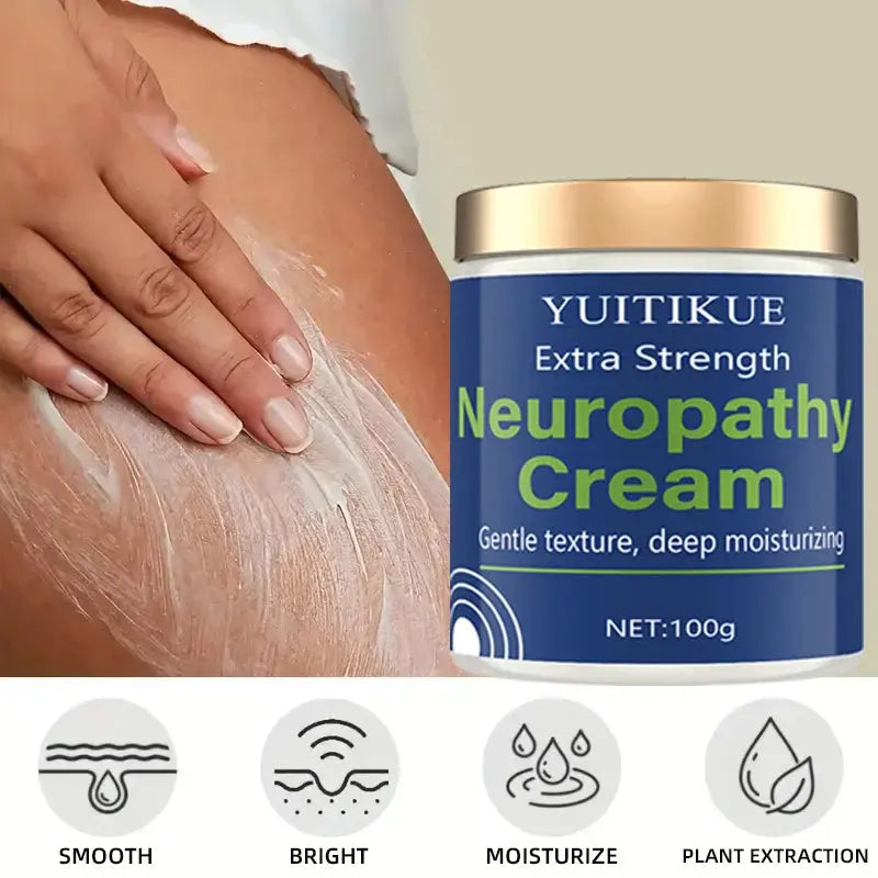 Neuropathy Cream 100g - Extra Strength Formula, Deep Moisturizing &amp; Penetrating, Gentle Care for Sensitive Skin Mysterious