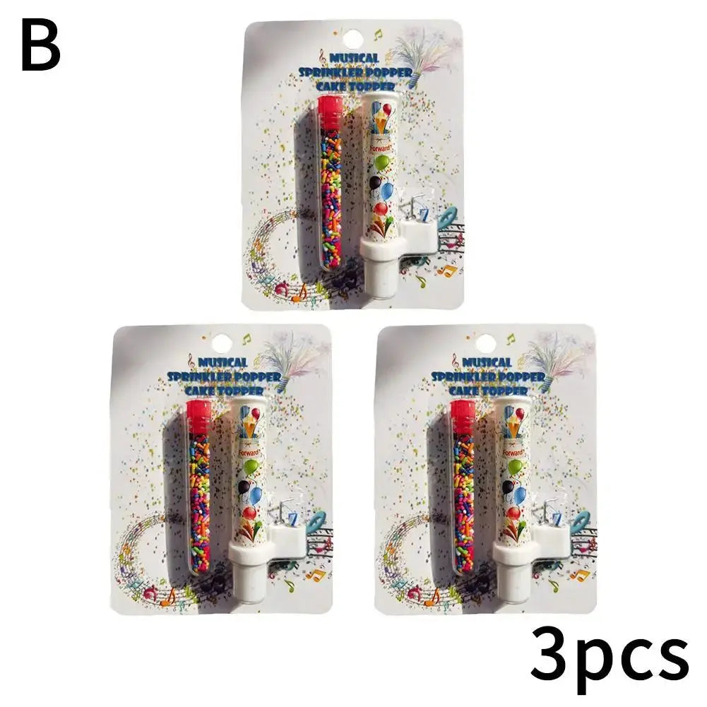 Surprise Candles Happy Birthday Cake Decorated Candles Creative Catapult Candy Effects Decorated Candles Mysterious