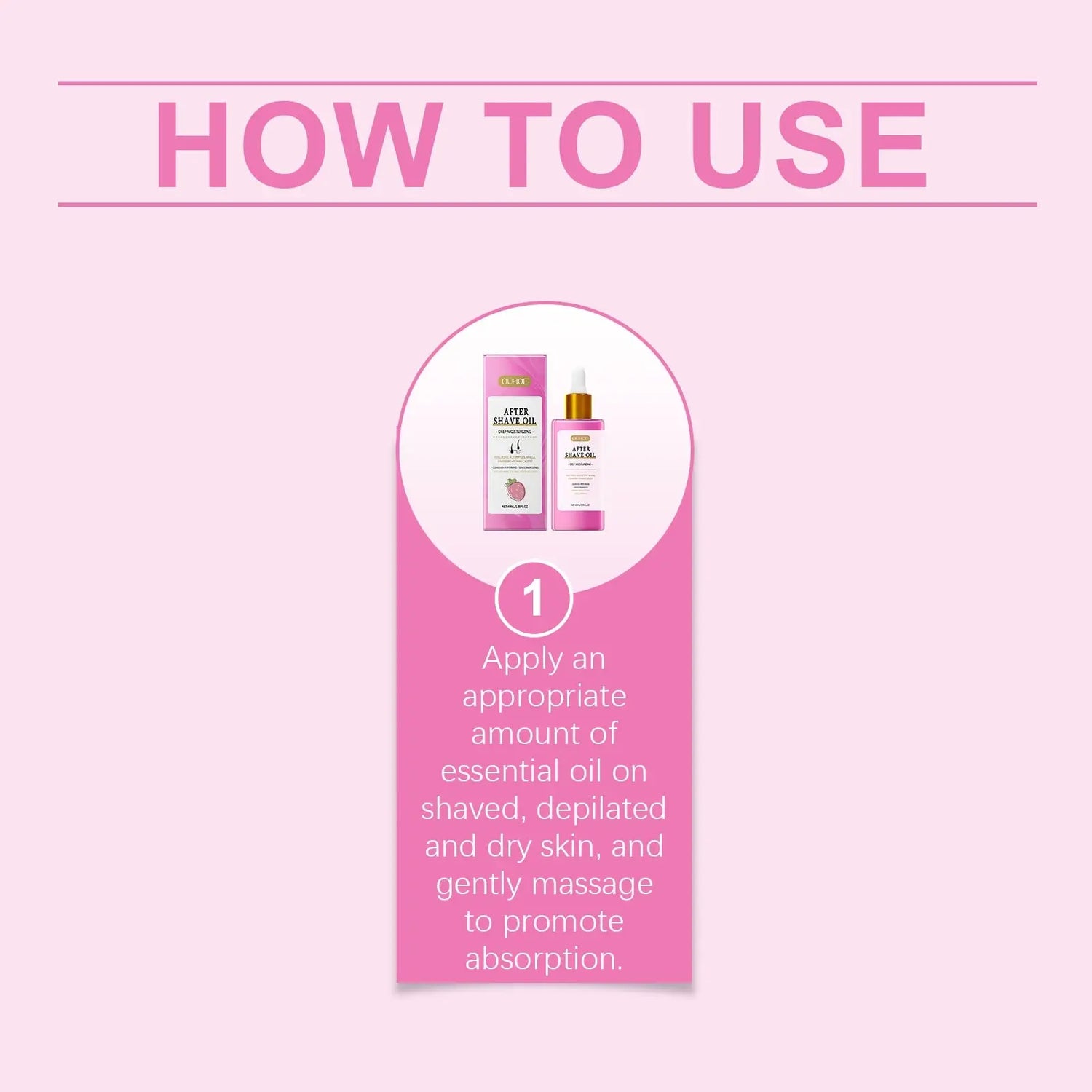 40ml Aftershave Care Essential Oil Soothes The Skin, Strawberry Flavored Daily Care Oil Moisturizes And Smooths Body Care Mysterious