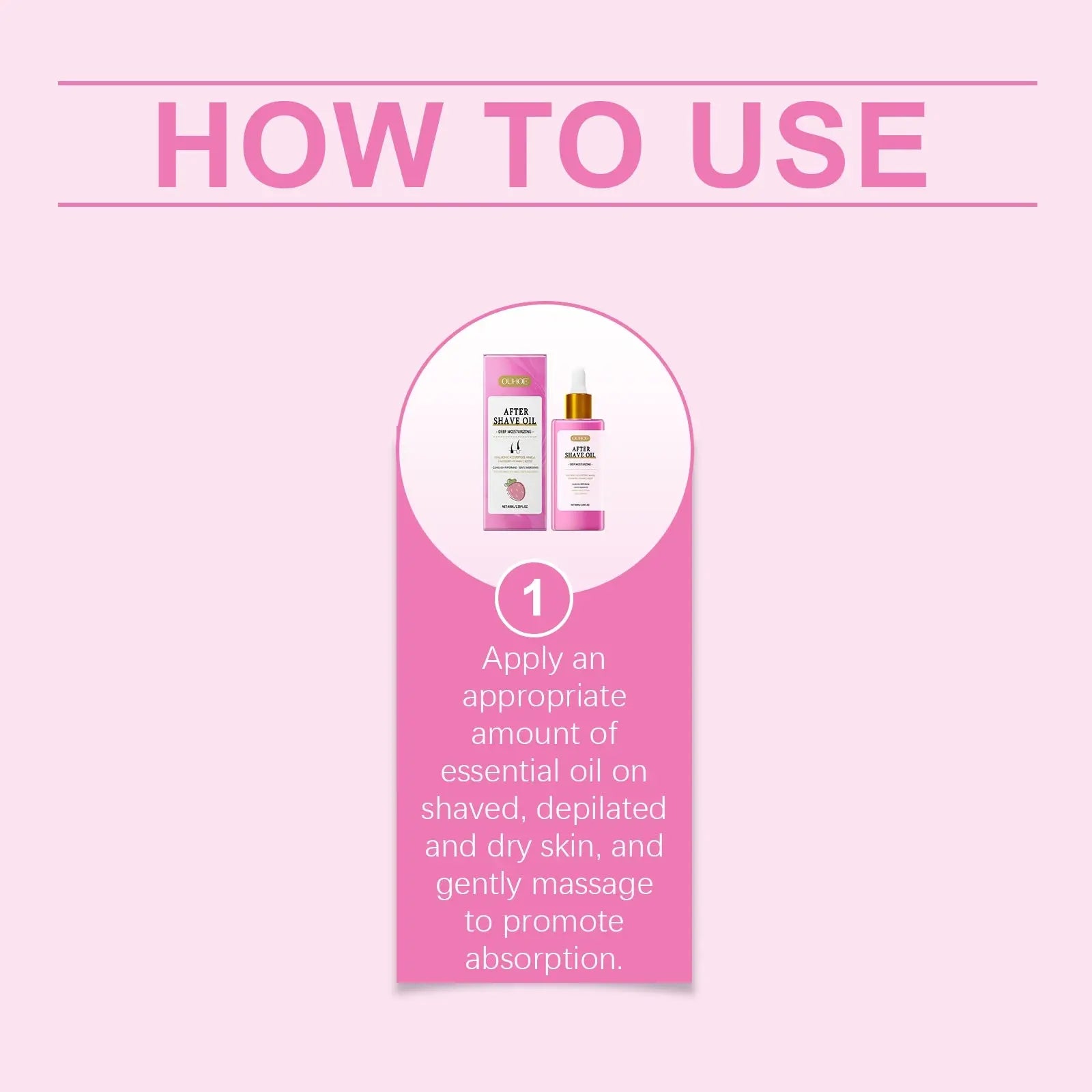 40ml Aftershave Care Essential Oil Soothes The Skin, Strawberry Flavored Daily Care Oil Moisturizes And Smooths Body Care Mysterious
