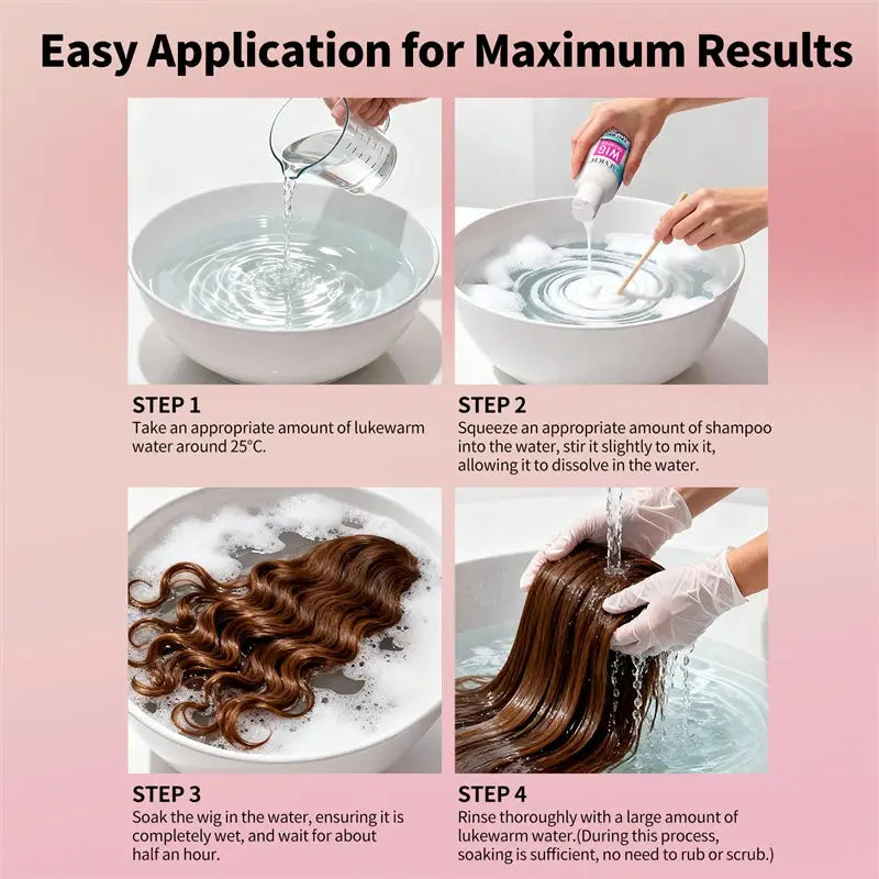 Wig Hair Care Shampoo