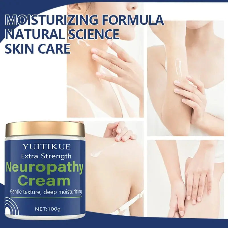 Neuropathy Cream 100g - Extra Strength Formula, Deep Moisturizing &amp; Penetrating, Gentle Care for Sensitive Skin Mysterious