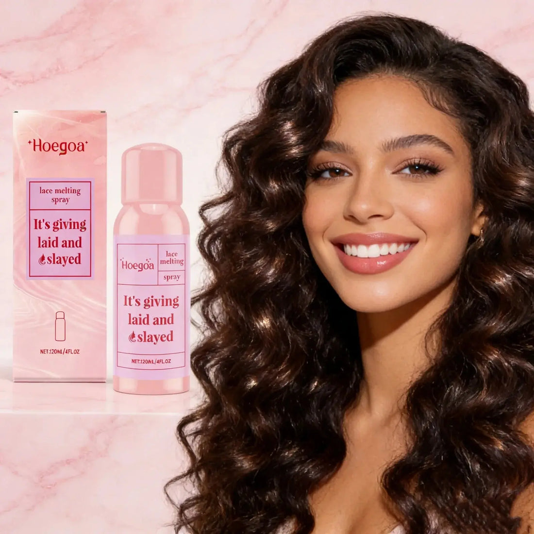 Long lasting lace wig adhesive spray with strong grip
