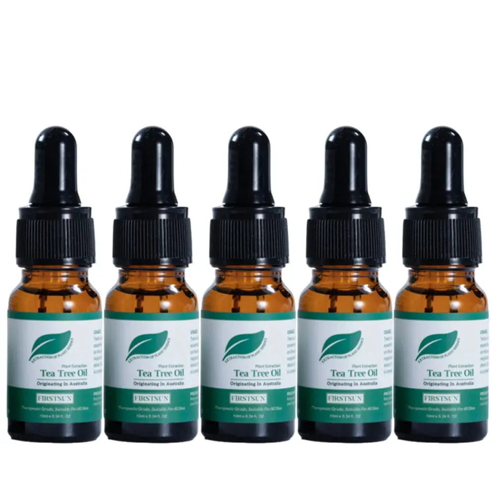 Organic Tea Tree Oil For Skin Face Hair Scalp Acne Treatment  Hair Growth Essential Oils for Diffuser, Aromatherapy Massage 10ml Mysterious