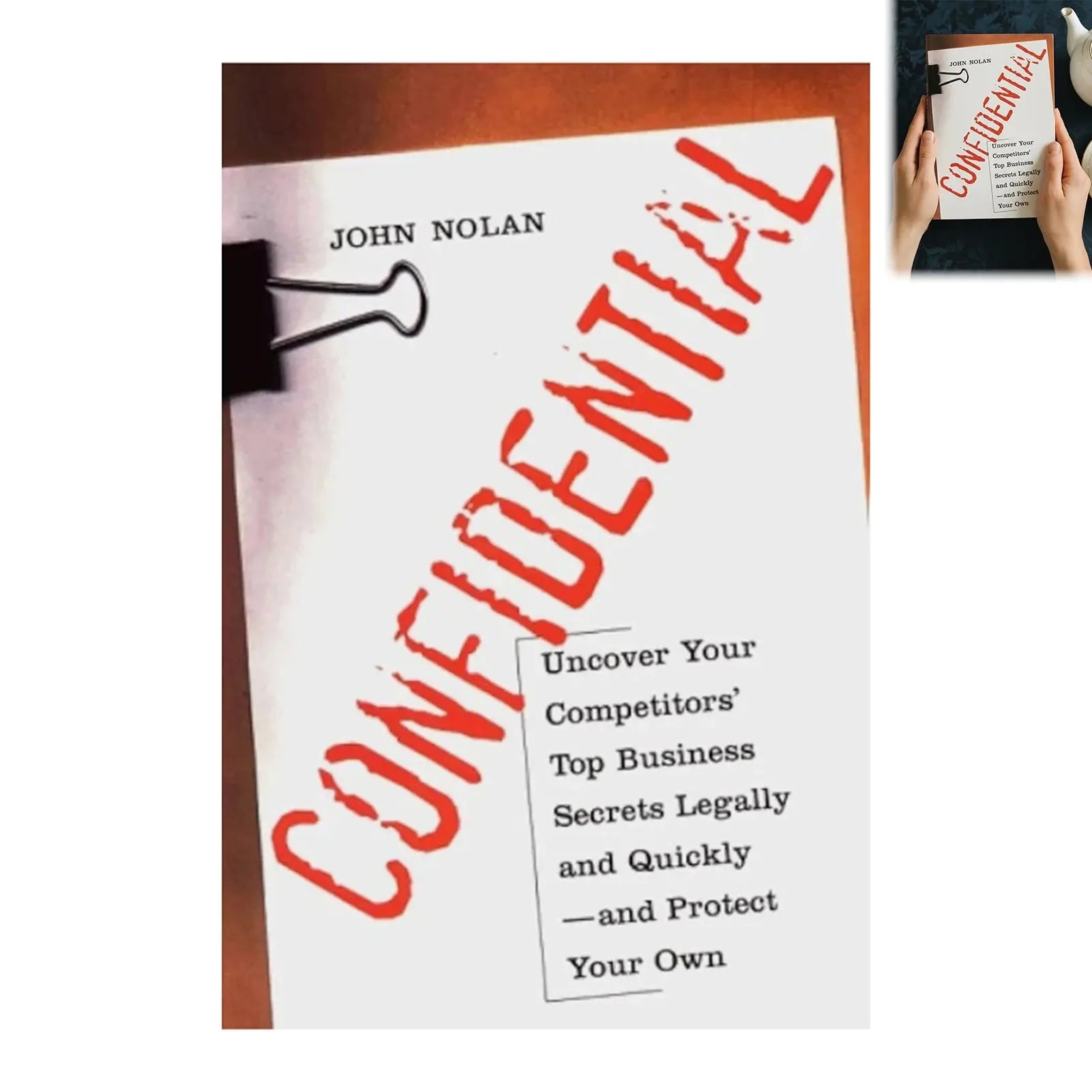 Confidential By John Nolan Paperback Book High Density Plot Suspense Novel For Weekend Rainy Day Reading Mysterious